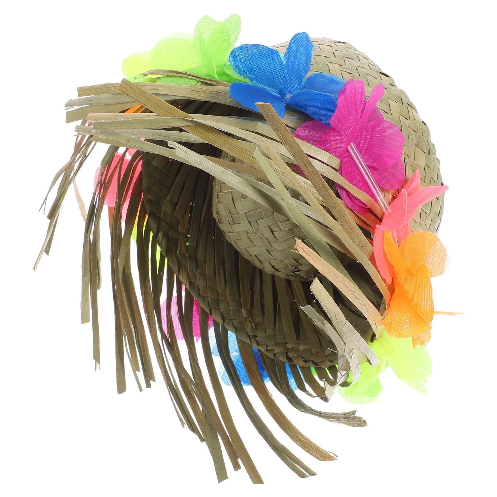 LOLIPPYY Handmade Woven Multi-Color Pet Costume Hat Decorative Photo Prop Accessory for Dogs and Cats