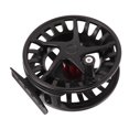 thumbnail image 4 of Fly Reel, Aluminium Alloy Metal Fly Reel Black Large Line Capacity With Storage Bag For Freshwater, 4 of 8