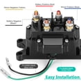 thumbnail image 3 of Interruptor contactor de relé solenoide Winch 12 V 250 A para ATV UTV, 3 of 6