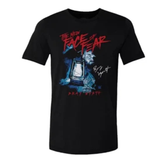 RARE Black Bray Wyatt The New Face of Fear T-Shirt