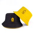 thumbnail image 2 of Sombrero para el sol de dos lados para hombre y mujer, gorro de pescador de algodón con bordado Bob, Panamá, plegable, para viajes al aire libre, gran oferta, 2 of 4
