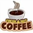 thumbnail image 2 of Fresh HOT Coffee 12" Concession Decal Sign cart Trailer Stand Sticker Equipment, 2 of 4