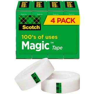 Scotch 665 Double-Sided Tape, 1/2 x 900, 1 Core, Clear, 2/Pack  -MMM6652PK 
