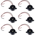 thumbnail image 1 of 6 Pcs Electronic Buzzer DC 3-24V 85dB Electronic Sound Alarm Buzzer Alarm System Siren 12v with 110mm Cable Continuous Intermittent Sound for Physical, 1 of 1