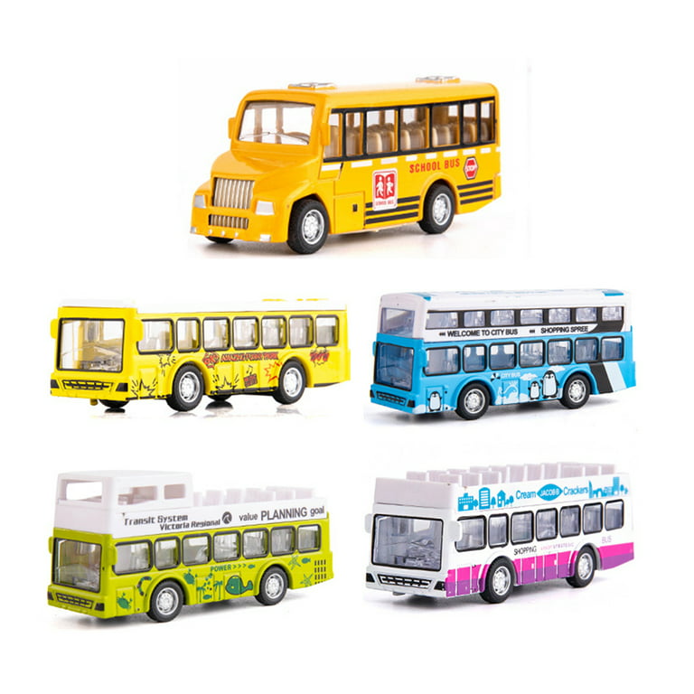 City Bus Toy Car Transport Sporty Bus Simulation Vehicle for Kids Birthday  Gifts