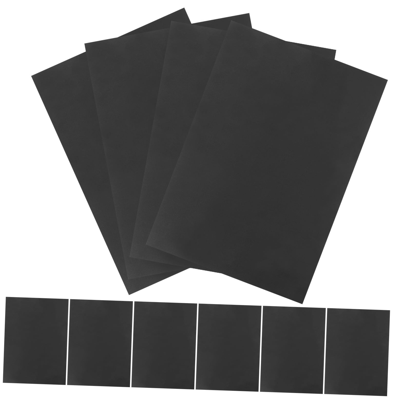 BESTYASH 50pcs Black Craft Paper Sheets for Handmade Crafts, Art Projects, Scrapbooking, and Family Activities