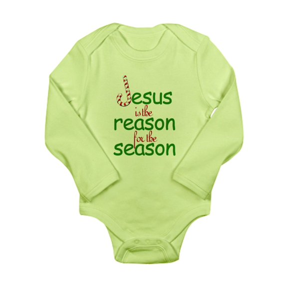 CafePress - Jesusisthereason Copy - Long Sleeve Infant Bodysuit