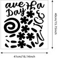 thumbnail image 2 of Letras adhesivas acrílicas con forma de sol para decoración de sala de estar. Que tengas un buen día. Adhesivos de pared con texto decorativo para espejo., 2 of 5