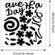 thumbnail image 2 of Letras adhesivas acrílicas con forma de sol para decoración de sala de estar. Que tengas un buen día. Adhesivos de pared con texto decorativo para espejo., 2 of 5