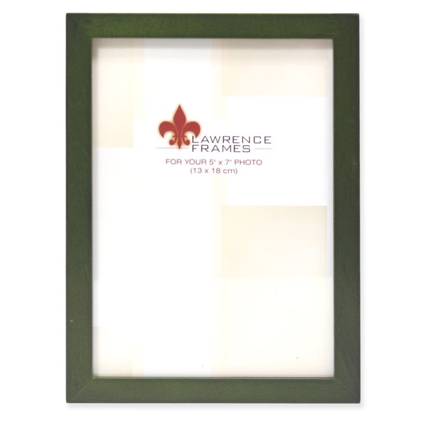 5x7 Green Wood Picture Frame Gallery Collection