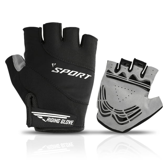 Guantes de bicicleta de montaña Guantes de ciclismo de medio dedo Antideslizante Transpirable Ciclismo