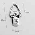 thumbnail image 2 of Colgadores de cuadros con anillo triangular con tornillos, anillos en D de calidad profesional, 2 of 5