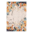 thumbnail image 2 of Unique Loom Chromatic Collection Area Rug - Coral (6' 1" x 9' Rectangle Multi/Black), 2 of 6