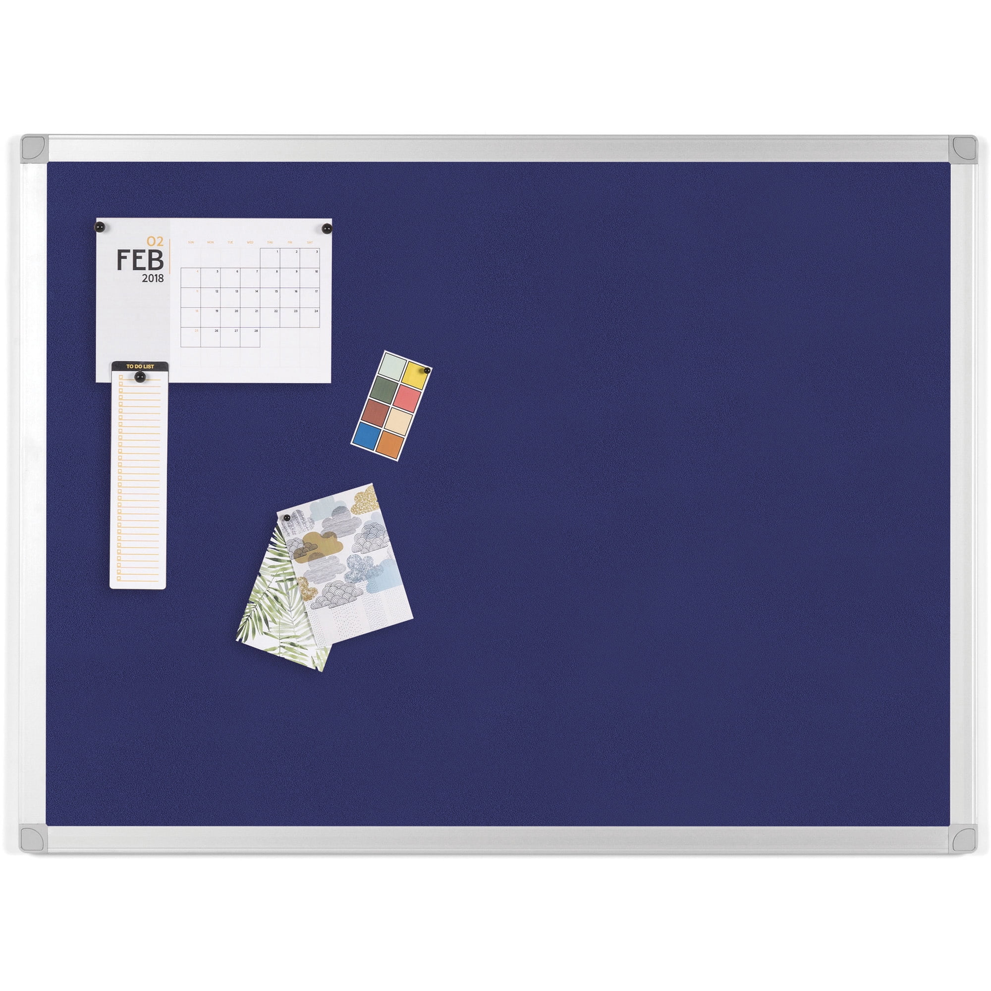 Bi-silque, BVCFA03439214, Ayda Fabric 24"W Bulletin Board, 1 Each