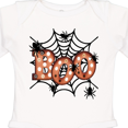 thumbnail image 4 of Inktastic Halloween Boo with Spiders in Web Boys or Girls Long Sleeve Baby Bodysuit, 4 of 5