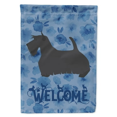Carolines Treasures CK6196GF Scottish Terrier Welcome Flag Garden Size Small multicolor