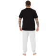 thumbnail image 2 of Star Wars: The Mandalorian - Juego de Pijama Efecto Salpicaduras para Hombre (Negro, Blanco, Gris), 2 of 5