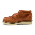 thumbnail image 2 of The Western Shops Mens Embossed Crocodile Ostrich Print Leather Lace Up Shoe, 2 of 6