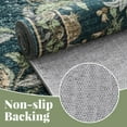 thumbnail image 6 of RUGKING Area Rugs For Living Room 4X6 Washable Oriental Rug Floral Print Mat Thin Traditional Carpet For Bedroom Hallway Kitchen Dark Green, 6 of 9