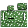 thumbnail image 3 of SEANATIVE Universal Golf Cart Seat Covers Breathable Club Car Towel Blanket Accessories for 2 Person Seats, for EZGO, Yamaha, Club Car, Green Golf Ball Print, 3 of 7