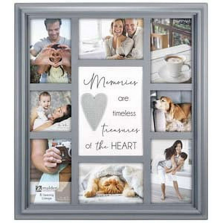 6-Opening, for 4x6, 4x4, and 5x7 Photos, Collage Picture Frame