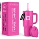 thumbnail image 1 of Taza aislante IRON FLASK Co-Pilot con pajita y tapa abatible, 950 ml, rosa, 1 of 8