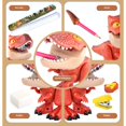 thumbnail image 1 of YAOMOBB Educational Dinosaur Toy Dinosaur Toy 5 in 1 Pencil Sharpener Stapler Eraser Ruler Stationery Set Realistic Shapes Assembly Kit, 1 of 7
