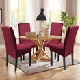 thumbnail image 4 of Beppter Waterproof Elastic Chair Cover X1,Dining Chair Covers Chair Slipcover Super Fit Stretch Kitchen Chairs Slipcovers Removable Washable Chairs Seat Slipcover for Dining Room Kitchen Banquet, 4 of 5
