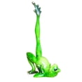 thumbnail image 1 of GROWTH TANK Yoga Frogs Creative Resin 3D Frog Figurine Model for Decoration Yard Decor e e, 1 of 7