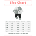 thumbnail image 2 of Toddler Baby Girls Clothes 3-4T Girls Fall Winter Outfits Girls Long Sleeve Color-blocked Top Pants 2PCS Set Green, 2 of 5