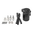 thumbnail image 1 of LOVIVER Polish Baffled Fuel Line Reservoir Petrol Tanks Black, 1 of 5
