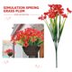 thumbnail image 2 of 2 paquetes de flores artificiales, plantas de flor de ciruelo falsas de plástico, decoración de mesa Tmvgtek Oficina Multiescena Multifunción, 2 of 9