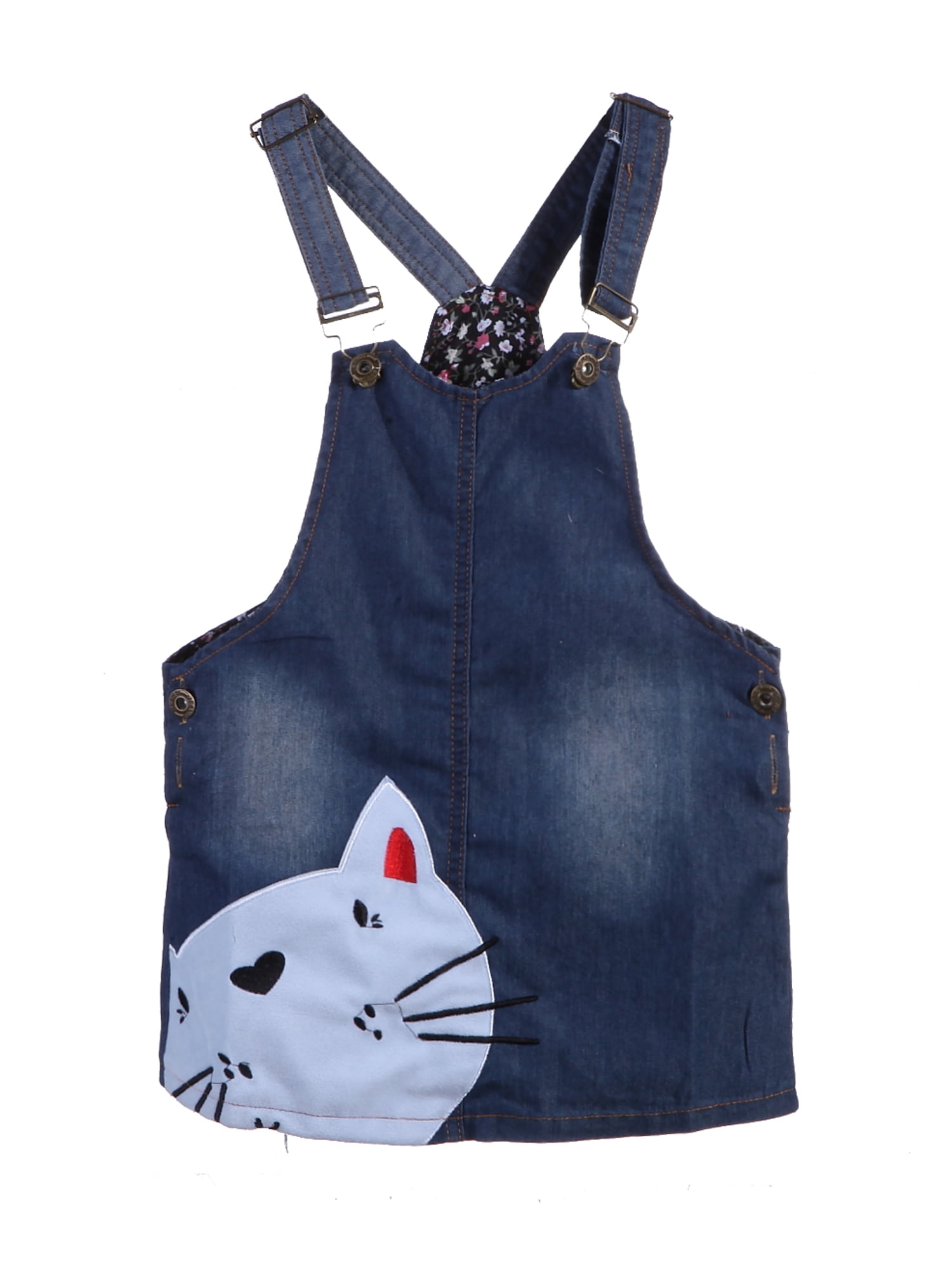 baby denim pinafore dress