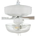 thumbnail image 3 of P101W5-52WWOK Craftmade Lighting Pro Plus 101 Series - 52 Inch 5 Blade Ceiling Fan with Bowl Light Kit, 3 of 15