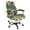 Multi-Aztec Sunflower Cow Print, variant on HELLHERO Daisy Print Computer Office Chair Covers, Soft Universal Desk Chair Slipcover 1 Piece, Removable Seat Cover for Office Chair