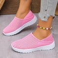 thumbnail image 6 of Women's Breathable Mesh Slip-On Sneakers Casual Round Toe Lightweight Comfortable Slides for Daily Wear Plus Size Available, 6 of 10