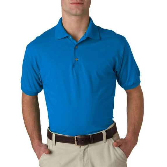 Gildan G8800 DryBlend Adult Polo Shirt -Sapphire-4X-Large