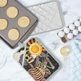 thumbnail image 5 of Yayeee Pot Holders Kitchen Heat Resistant with Pocket 7"x9.8" Cotton Oven Cooking Hot Pads, Skeleton with Sun, 5 of 7