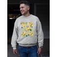thumbnail image 2 of Fun, Festive, And Shamrock-Themed ICEE Bear Men's Sweatshirt, 2 of 4