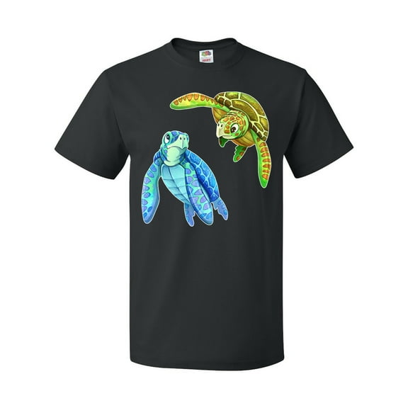 Inktastic Sea Turtles Swimming Together T-Shirt