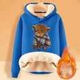 thumbnail image 2 of Womens Hoodies Highland Cattle Print Long Sleeve Hooded Sweatshirts Fall Fashion Casual Pullover Tops 2025 Winter Clothes, 2 of 4