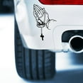 thumbnail image 4 of Clerance! Green 32x20cm Personalized Rosary Gesture Car Sticker Car Sticker Car Sticker Can Come To Pi, 4 of 5