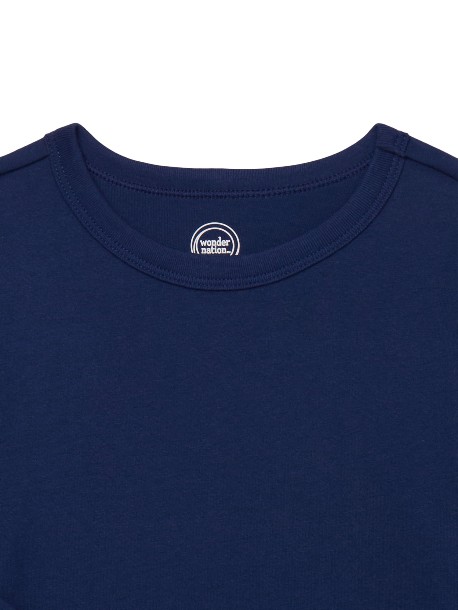 Wonder Nation Boys Long Sleeve Kid Tough T-Shirt, Sizes 4-18 & Husky