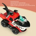 thumbnail image 4 of Red Red Shark Deformation Car With Led Lights Music Effects Automatic Driving Toy For Children 8.9 Inch Play Vehicle, 4 of 8