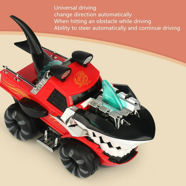 TUTUnaumb Shark Deformation Car With Music Lighting Universal Electric Deformation Car Toy Boy Girl Birthday Gift Christmas Thanksgiving Gift Red Walmart