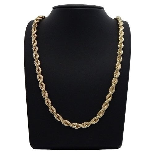 mens gold filled rope chain