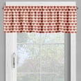 thumbnail image 2 of Ambesonne Valentine Window Valance, Vibrant Red Hearts, 54" X 12", Ivory Dark Coral, 2 of 5
