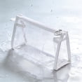 thumbnail image 6 of geerera Clear Pencil Case, Hard Shell Transparent Pen Organizer, Standing Zipper Pouch for Markers & Office Supplies, 7.87x4.33x2.55 Inch, 6 of 6