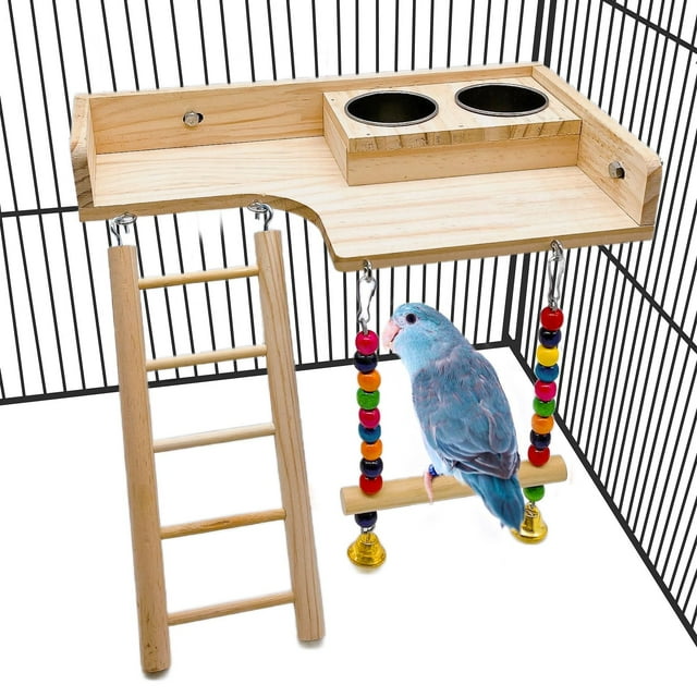Columpio con forma de escalera de madera con forma de percha con forma de percha, estilo Kathson