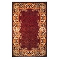 thumbnail image 1 of Gold & Burgundy Vine & Leaf Print Rug (9 ft. 6 in. x 13 ft. 6 in.), 1 of 2